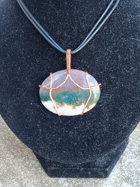 Moss Agate Pendant