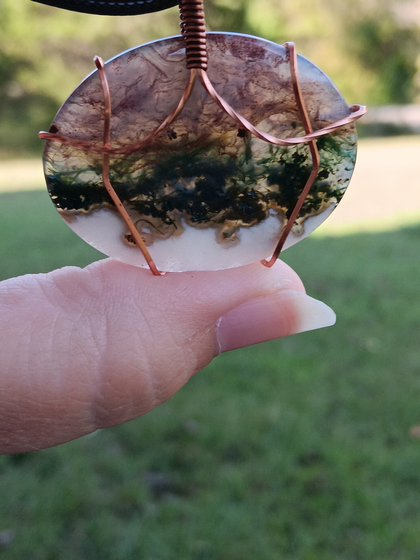 Moss Agate Pendant