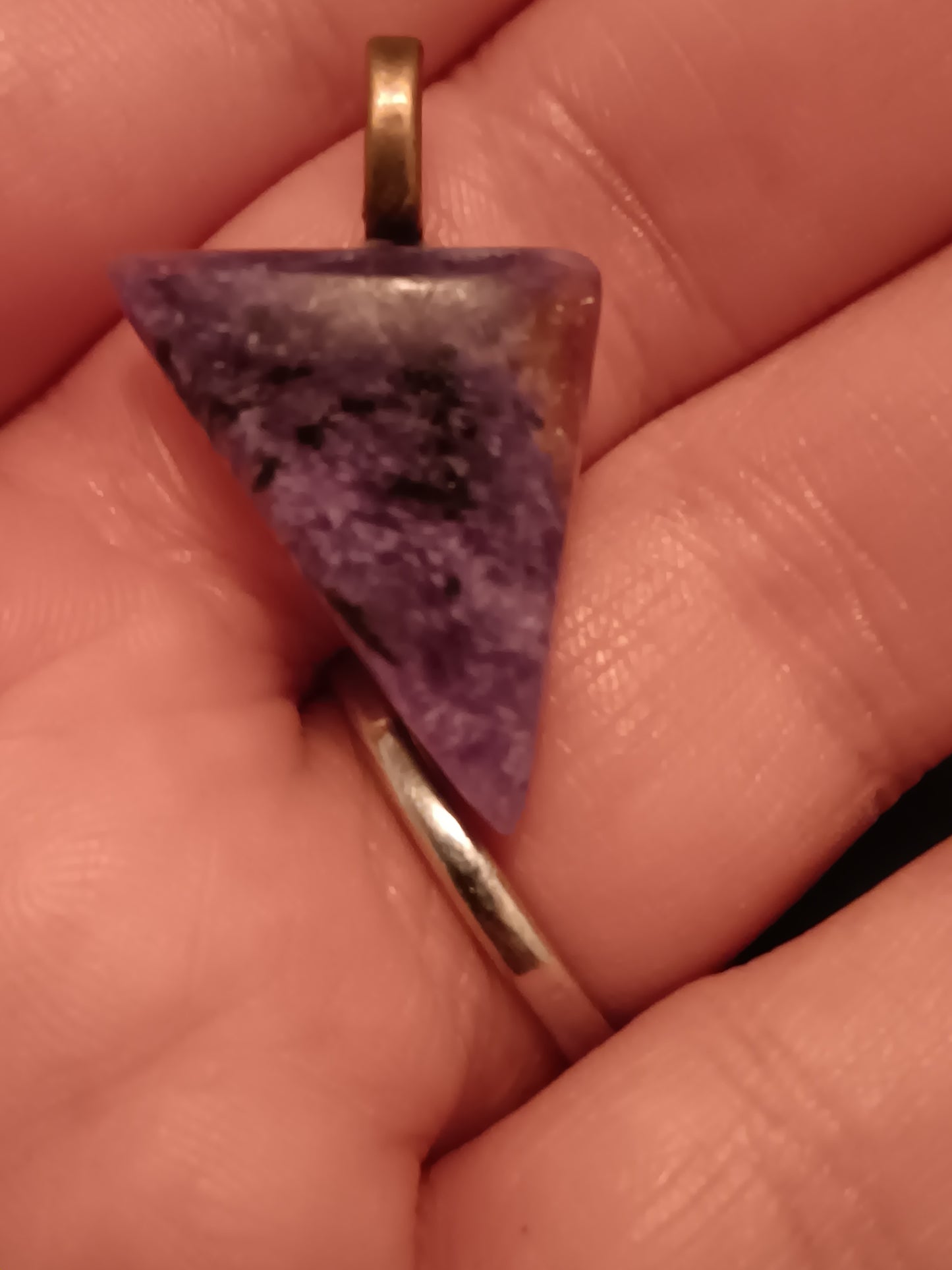 Charoite Simple Bail Pendant