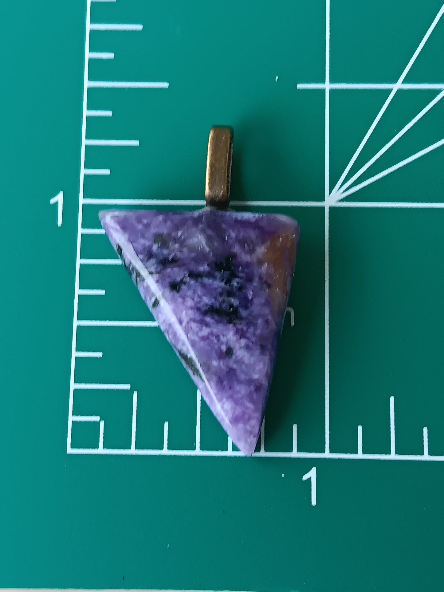 Charoite Simple Bail Pendant