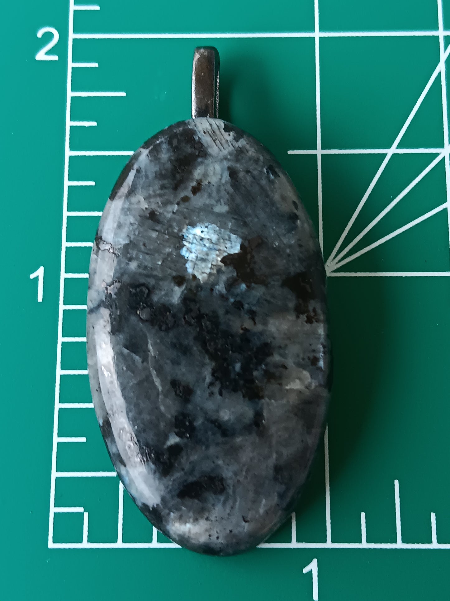 Larvikite Simple Bail Pendant