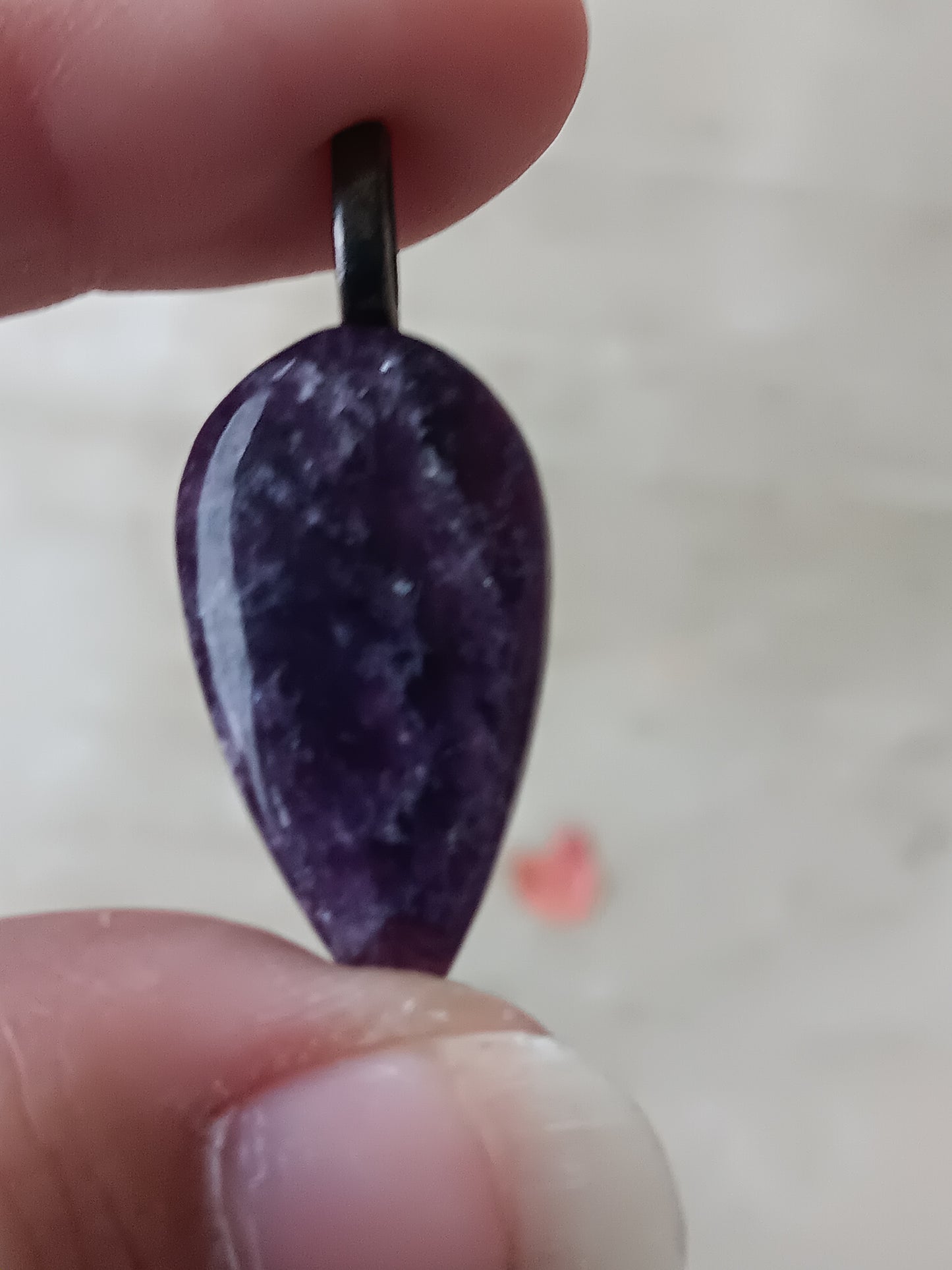 Charoite Simple Bail Pendant